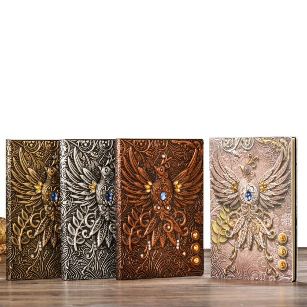 5⭐ Rated.🧡 Embossed Phoenix Journal - Picture 4 of 16